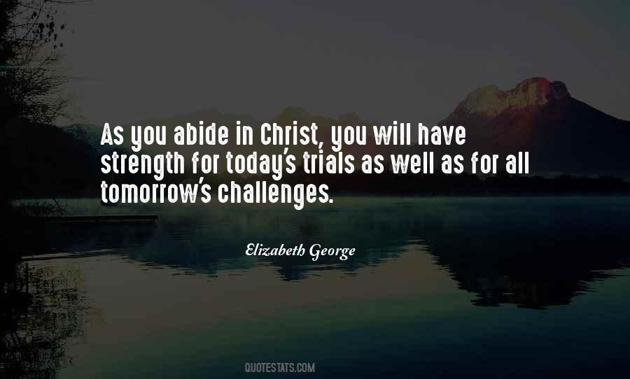 Strength For Today Quotes #1457922