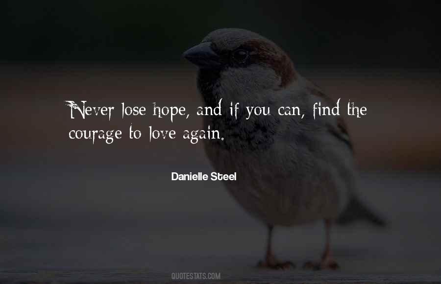 Never Lose Your Hope Quotes #764660