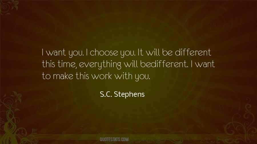Choose To Be Different Quotes #1199348