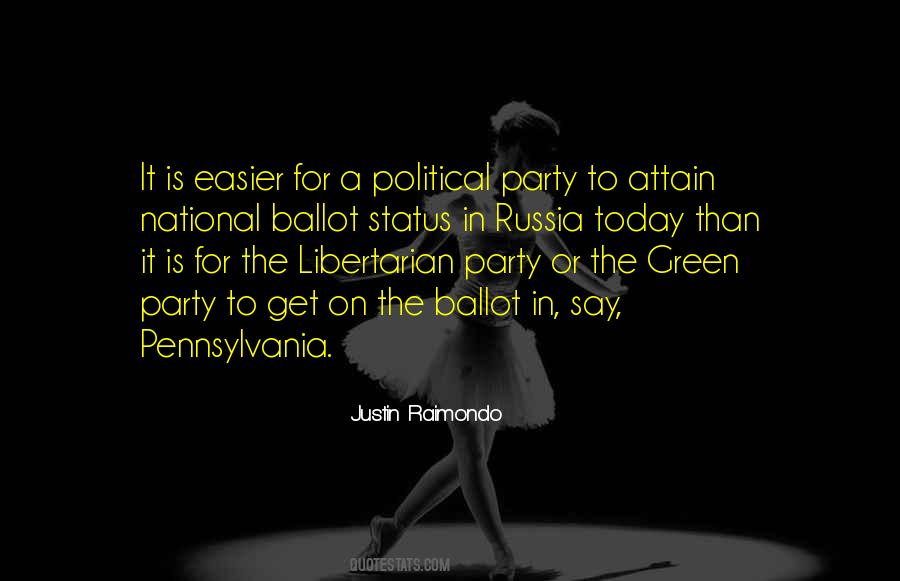 Political Status Quotes #287772