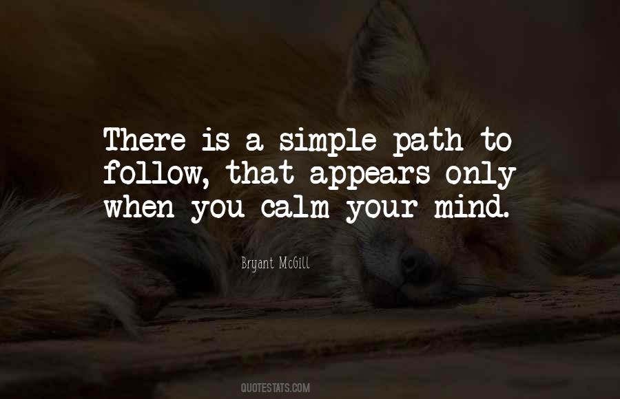 A Simple Path Quotes #445562