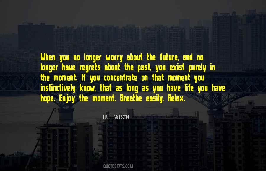 I No Longer Worry Quotes #1191095