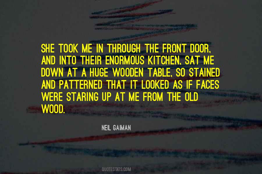 Wooden Door Quotes #499607