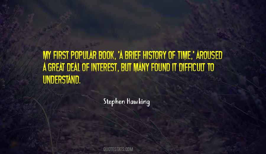 A Brief History Of Time Quotes #698131