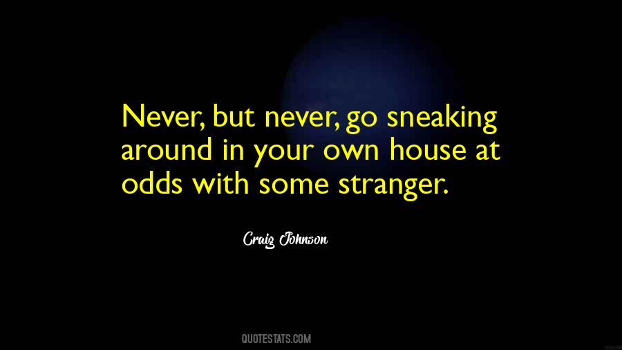 A Stranger In The House Quotes #989316