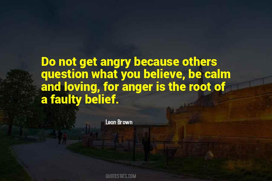 Quotes About Anger Calm #1590108