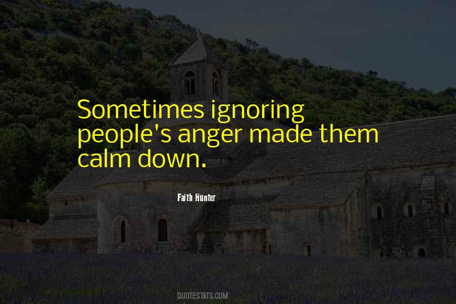 Quotes About Anger Calm #688590