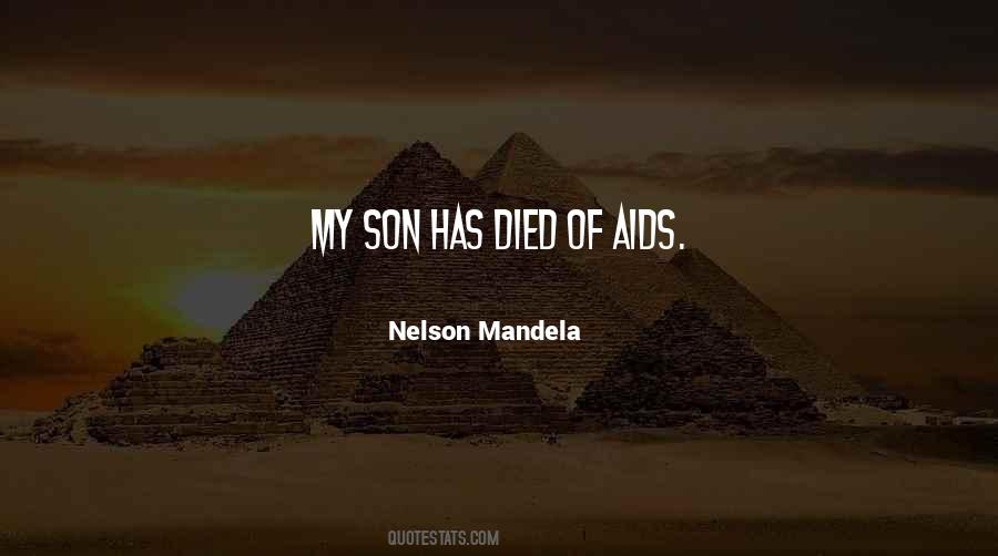 Son Died Quotes #76878
