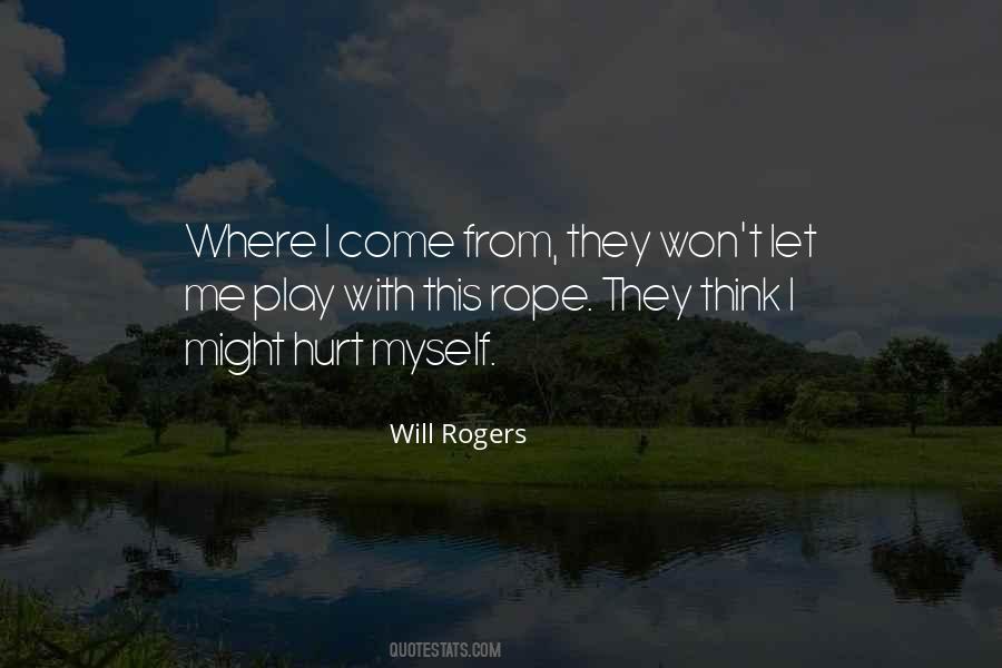 Hurt Myself Quotes #1083803