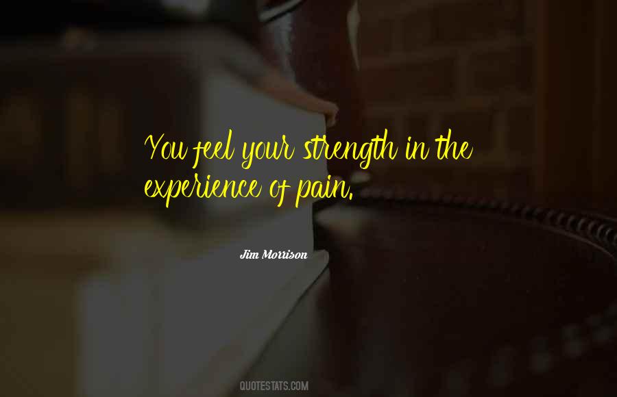 Quotes About Experience Of Pain #138854
