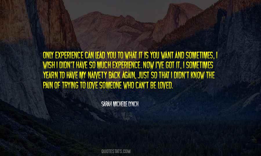 Quotes About Experience Of Pain #1588952