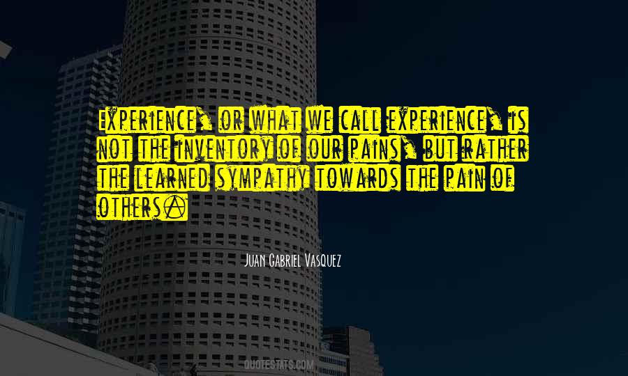 Quotes About Experience Of Pain #24048