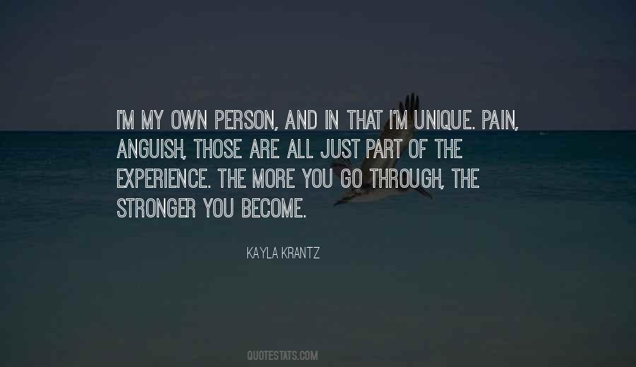 Quotes About Experience Of Pain #264559