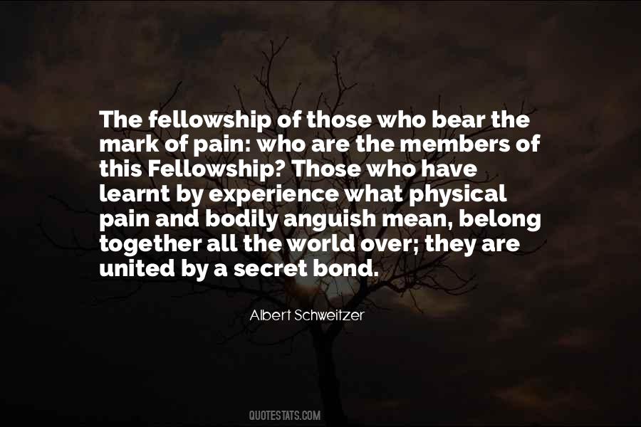 Quotes About Experience Of Pain #345833