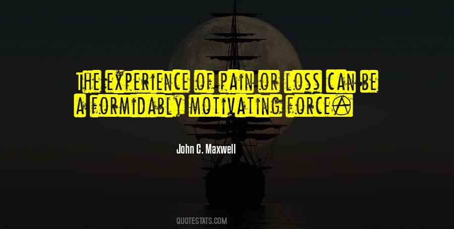 Quotes About Experience Of Pain #877264