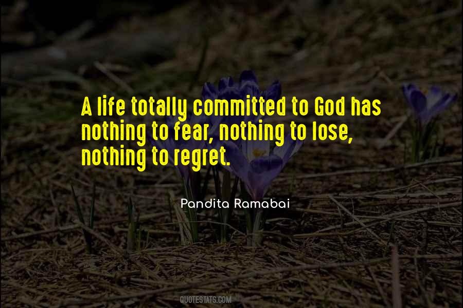 God Regret Quotes #1459294