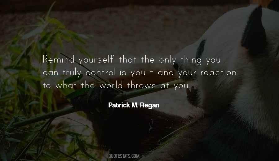 Can Only Control Yourself Quotes #1355288