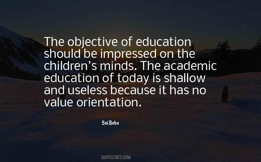 Quotes About Educational Value #1459388