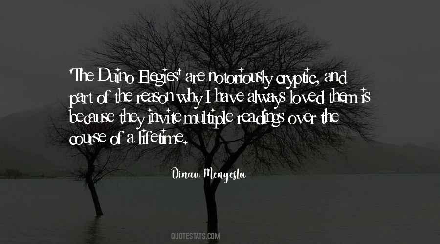 Duino Elegies Quotes #347454