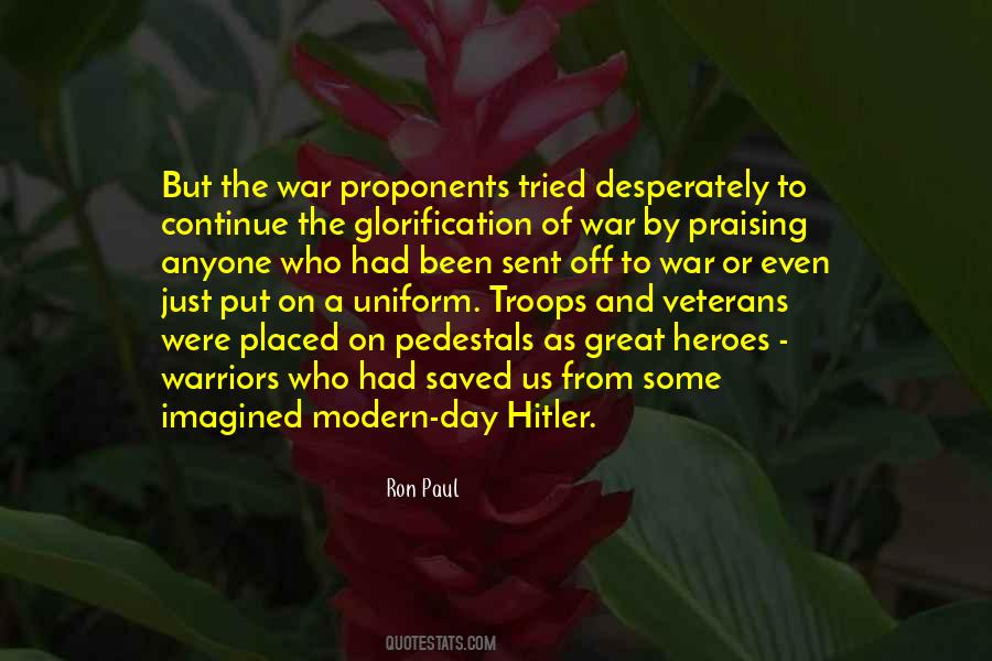 Modern Heroes Quotes #475419