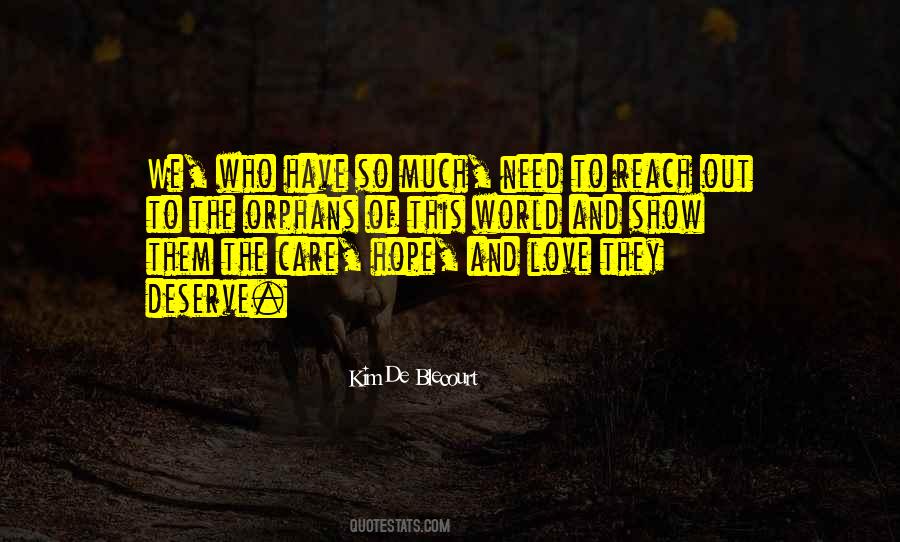 Love Orphans Quotes #1572577