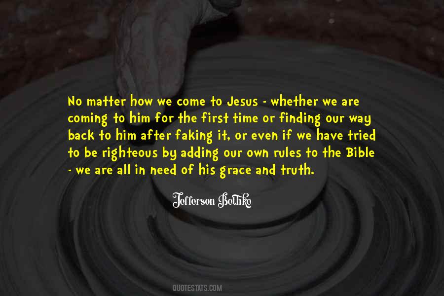We Need Jesus Quotes #1217189