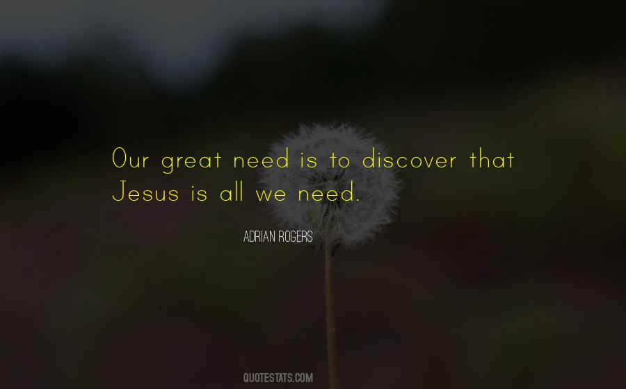 We Need Jesus Quotes #584957