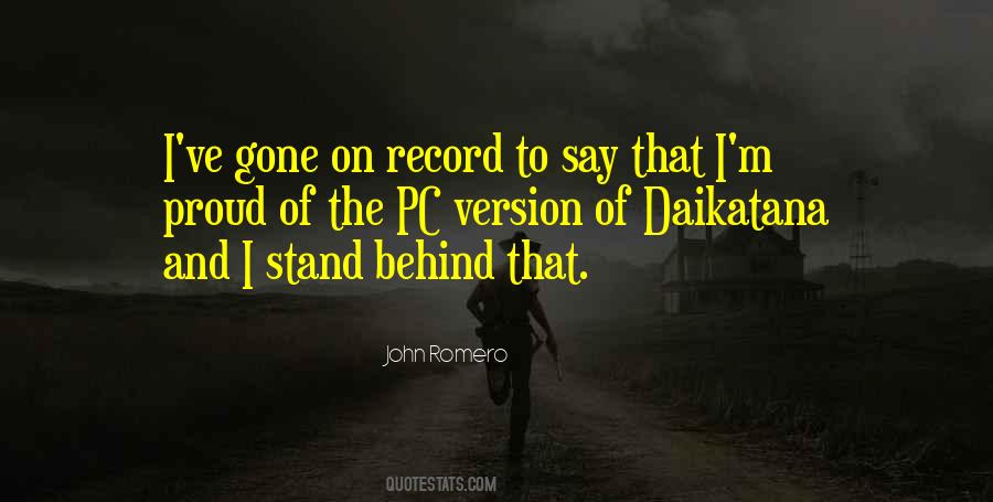 Stand Behind Me Quotes #14143