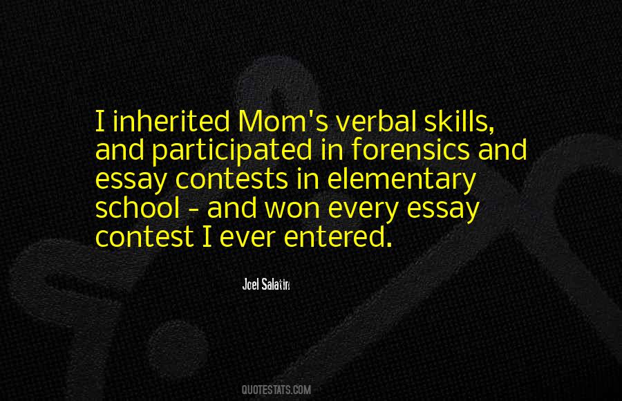 School Essay Quotes #250642