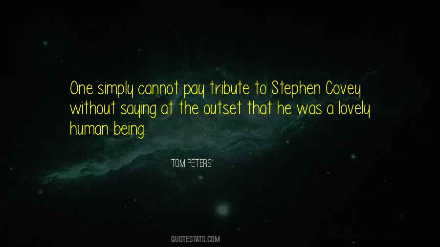 Being Lovely Quotes #1350824