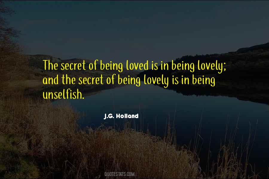 Being Lovely Quotes #383030