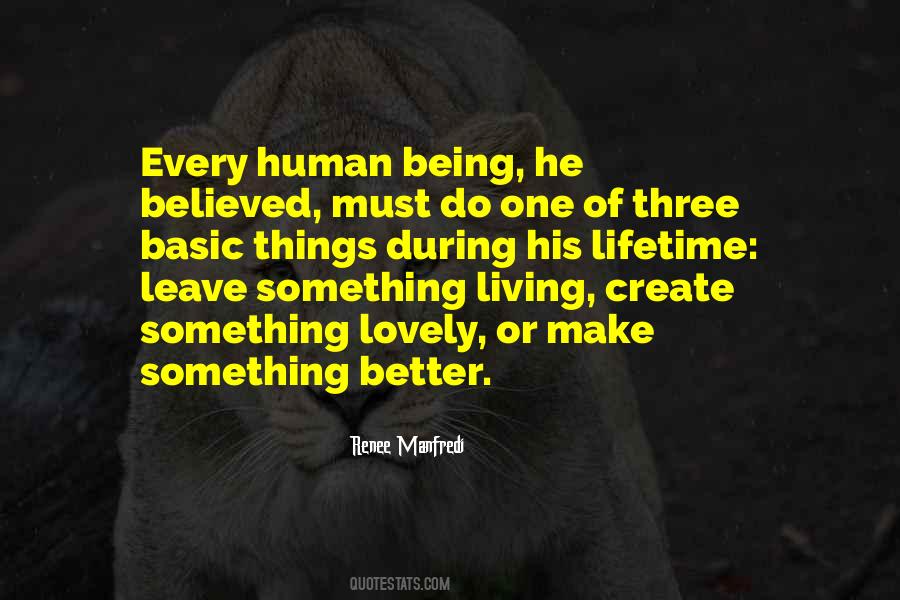 Being Lovely Quotes #893312