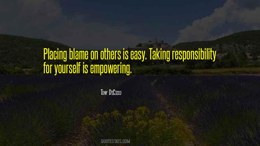 Blame On Quotes #228060