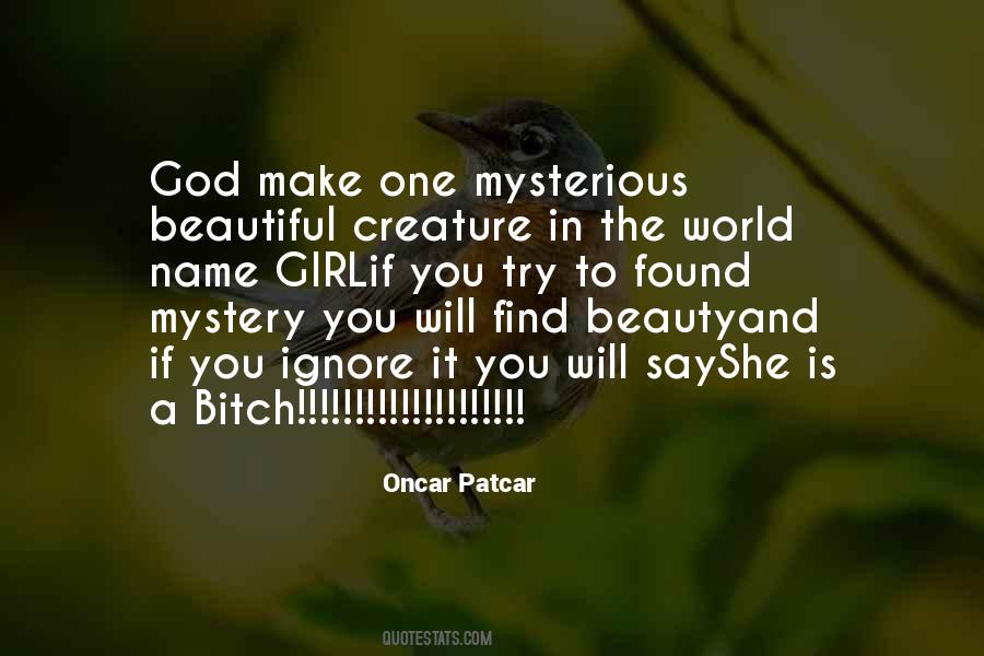 Mystery World Quotes #1027849