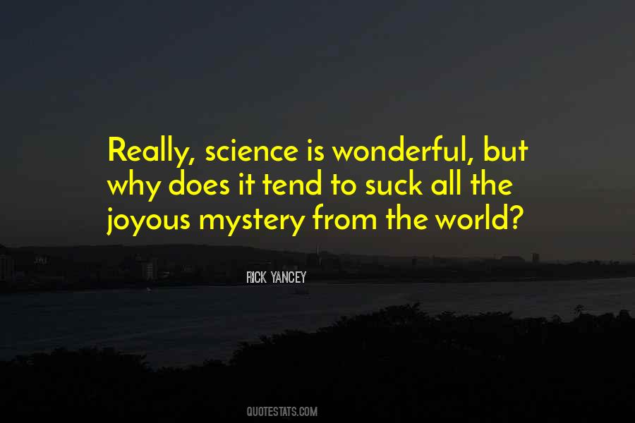 Mystery World Quotes #1276850