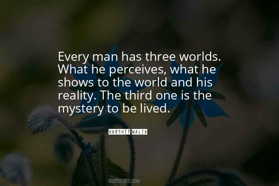 Mystery World Quotes #1311769