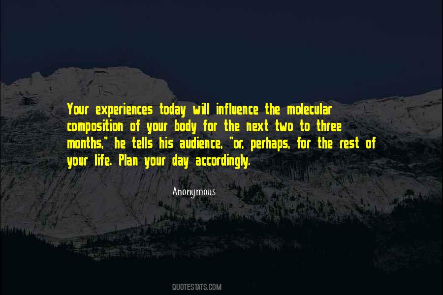 Plan For Today Quotes #985974