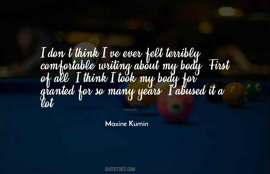 About My Body Quotes #903664