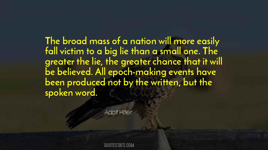 Small Lie Quotes #1635072