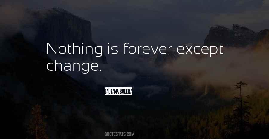 Nothing Forever Quotes #210987