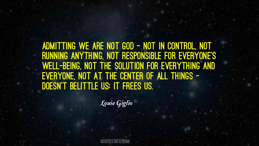 Not Being In Control Quotes #1078045