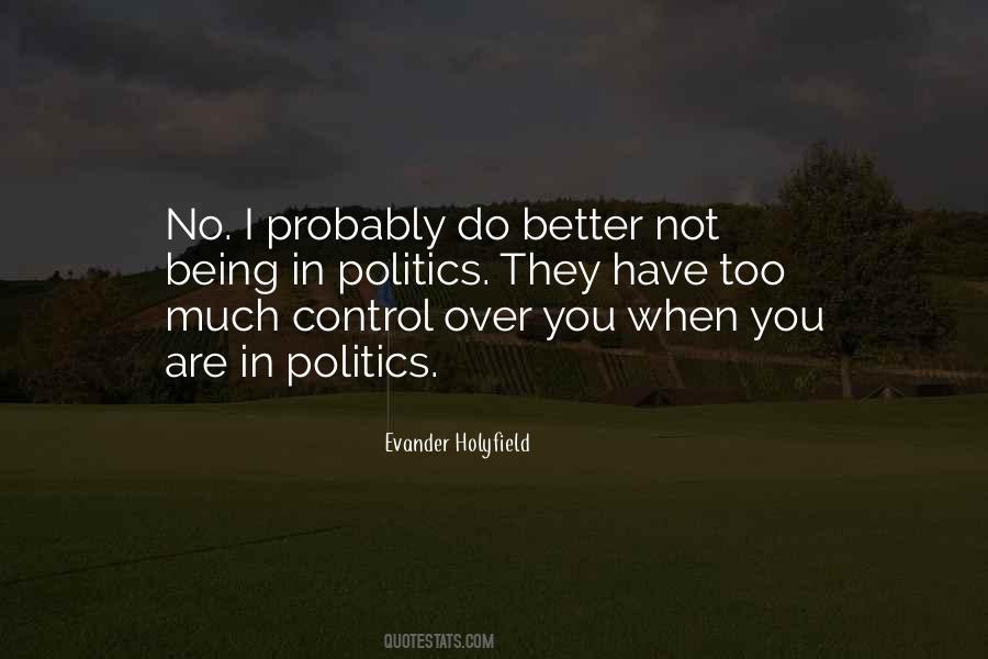 Not Being In Control Quotes #1697482