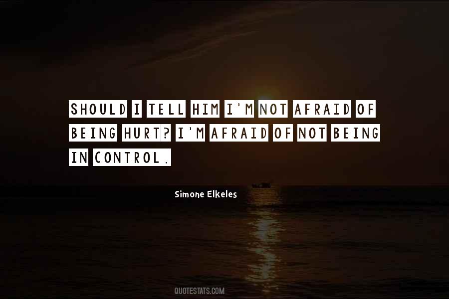 Not Being In Control Quotes #415606