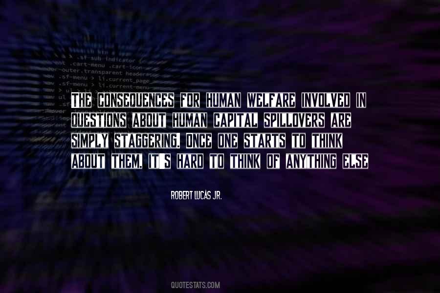 Human Welfare Quotes #1174586