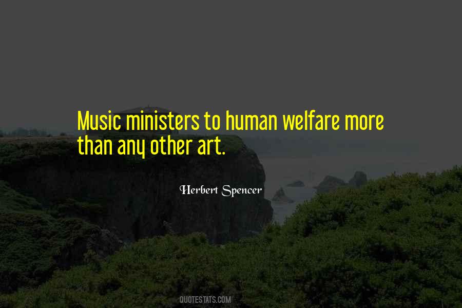 Human Welfare Quotes #1516561