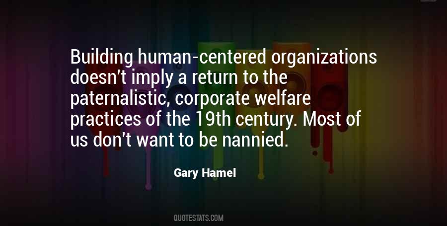 Human Welfare Quotes #1694380