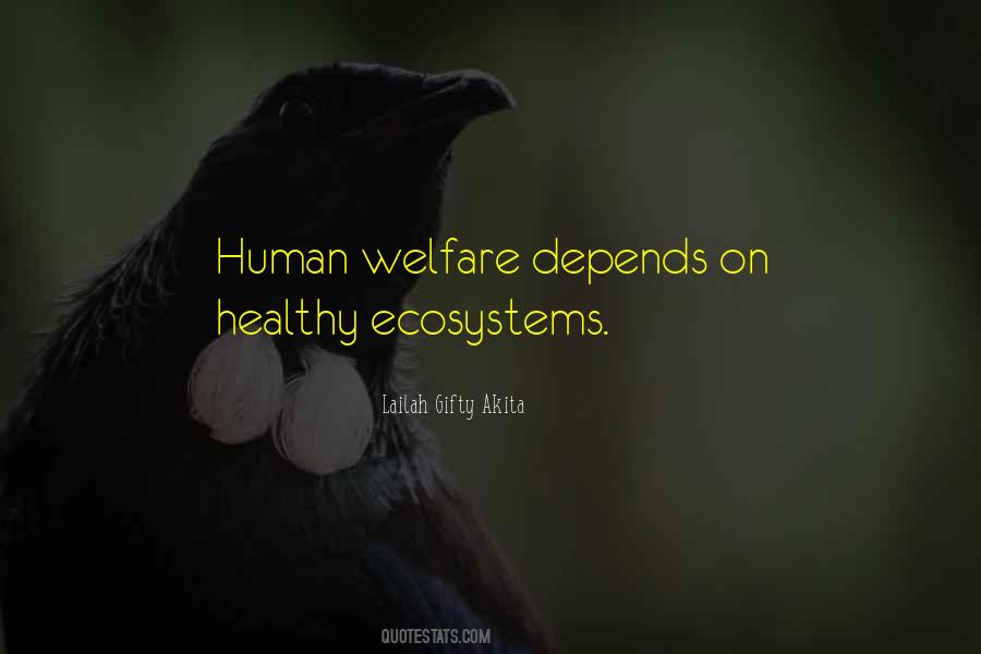Human Welfare Quotes #535281