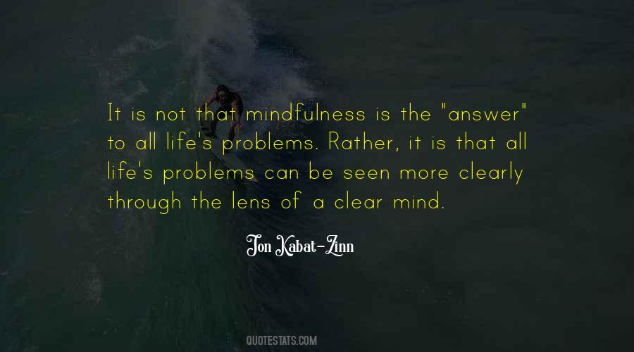 A Clear Mind Quotes #540849