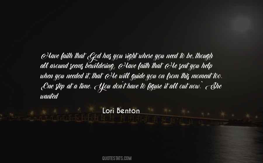 She Has Faith Quotes #1503264