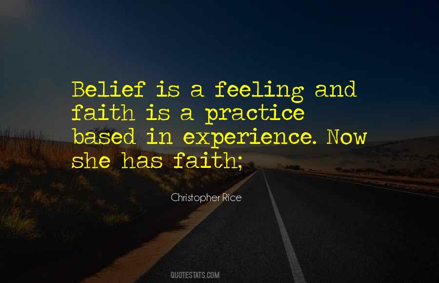 She Has Faith Quotes #292439